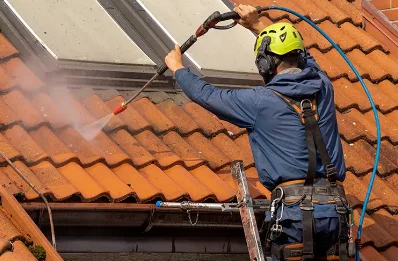 Démoussage et hydrofuge de toiture à Jugy